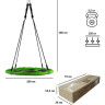 Садовые качели GREEN GLADE К-060 K-060